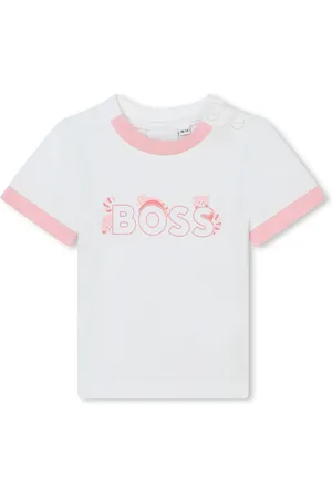 HUGO BOSS Playera manga corta con logo estampado