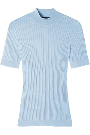 VERSACE Top tejido de canalé