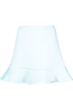 Cynthia Rowley Falda corta con ribete de volantes