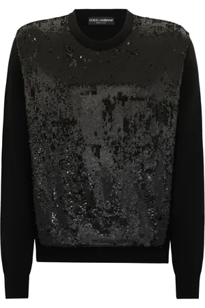 Dolce & Gabbana Suéter con lentejuelas y cuello redondo