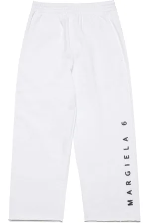 Maison Margiela Pants con logo estampado