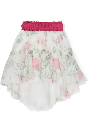 MONNALISA Falda con tutú y estampado floral