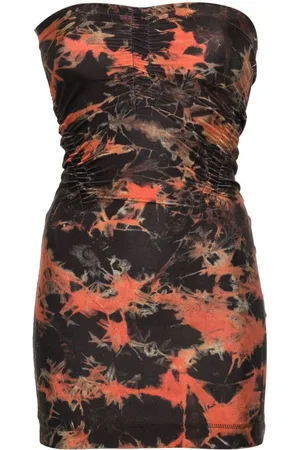 KNWLS Vestido corto Skinn Acid Flame