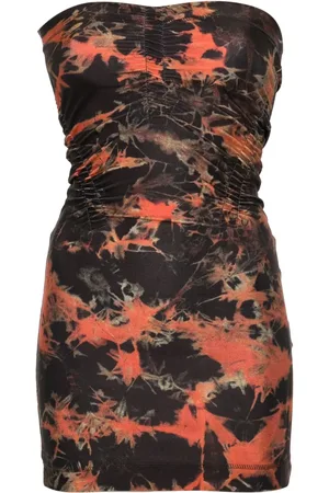 KNWLS Vestido corto Skinn Acid Flame