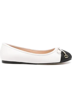 Twin-Set Flats con diseño de dos tonos