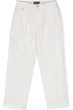 Ralph Lauren Pantalones rectos con parche del logo