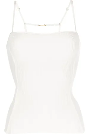 Jacquemus Top tejido de canalé Sierra