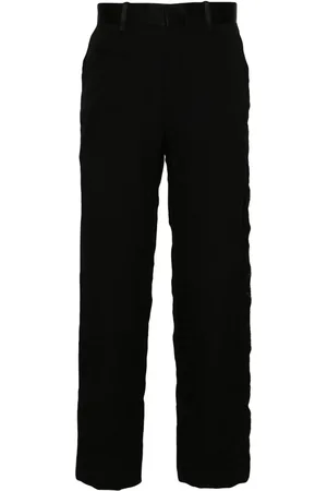UNDERCOVER Pantalones rectos con efecto arrugado