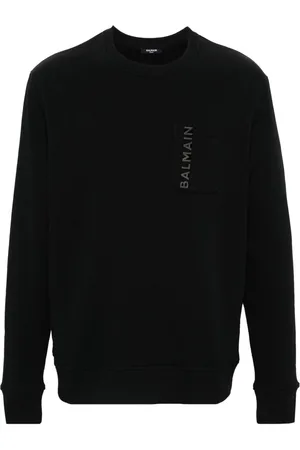 Balmain Sudadera con letras del logo