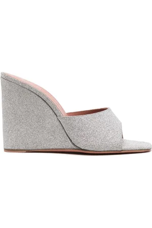 Amina Muaddi Mules Lupita con tacón de 95mm