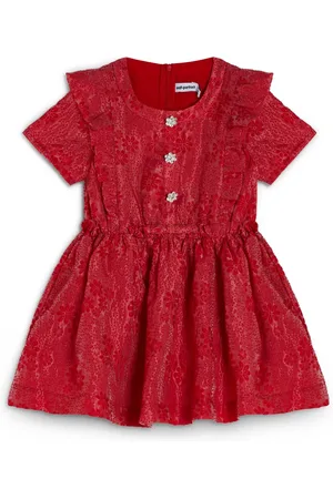 Self-Portrait Vestido con motivo floral en jacquard