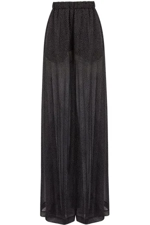 Nina Ricci Pantalones palazzo con estampado de lunares
