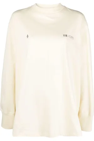 The Attico Playera manga larga con aplique del logo