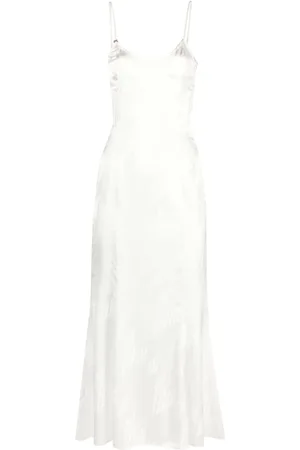 The Attico Vestido con logo estampado
