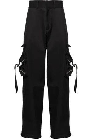 OFF-WHITE Pantalones cargo con diseño recto