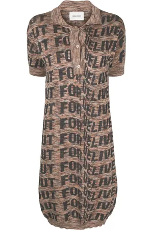 HENRIK VIBSKOV Vestido estilo playera tipo polo Signed