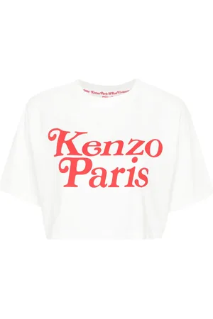 Kenzo Playera corta con logo estampado
