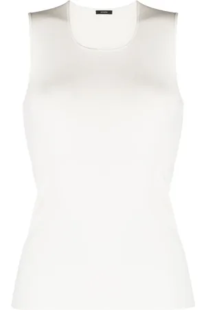 Joseph Top de seda stretch de tejido fino