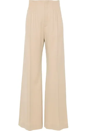 Chloé Pantalones anchos con detalle de costuras