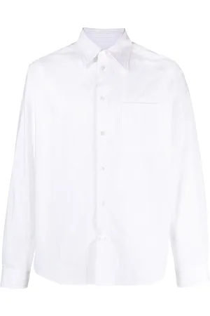 Maison Margiela Camisa con motivo de rayas diplomáticas