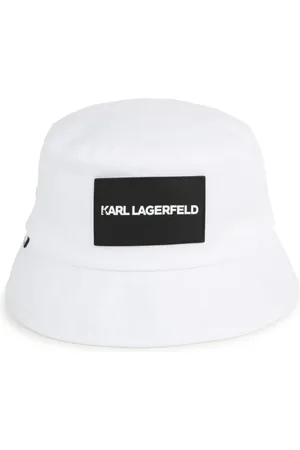 Karl Lagerfeld Gorra de pescador con aplique del logo
