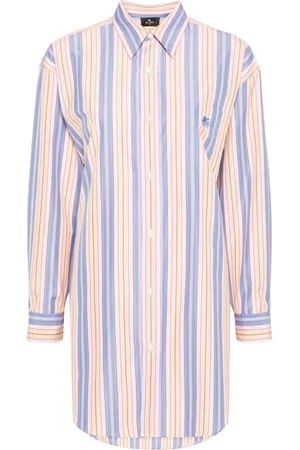 Etro Camisa GE01 con rayas estampadas