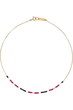 Isabel Marant Collar New Color Strip con cuentas