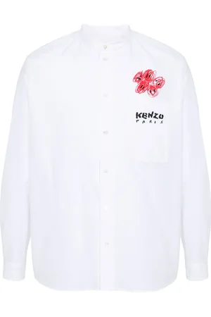 Kenzo Camisa Drawn Varsity