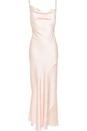 Serafini Vestido largo con corte al bies