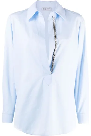 DICE KAYEK Camisa con detalles de cristal