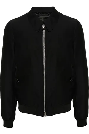 Tom Ford Sobrecamisa con cuello italiano y cierre