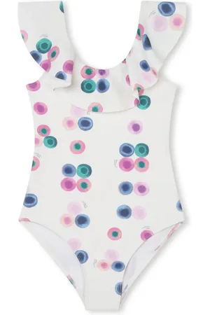 Chloé Traje de baño con estampado abstracto