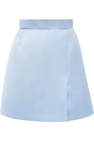 Nina Ricci Falda corta satinada