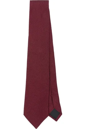 Fursac Corbata de seda texturizada
