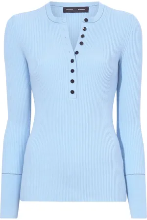 Proenza Schouler Suéter de canalé Agnes Henley