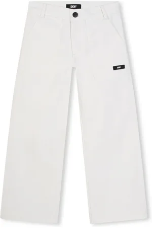 DKNY Pantalones rectos con dije del logo