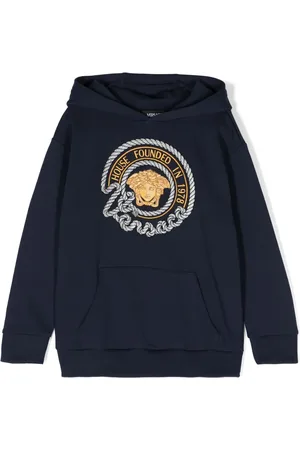 VERSACE Hoodie con bordado Medusa Head