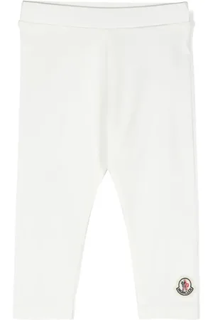 Moncler Leggins stretch con parche del logo