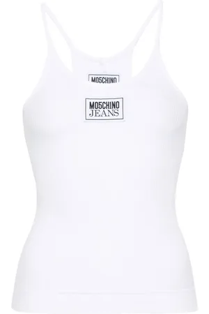 Moschino Top con parche del logo