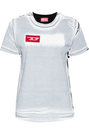 Diesel Playera con efecto arrugado