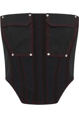 DION LEE Top estilo corset Hongbao
