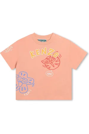 Kenzo Playera con logo estampado