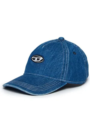 Diesel Gorra de mezclilla Oval D con logo bordado