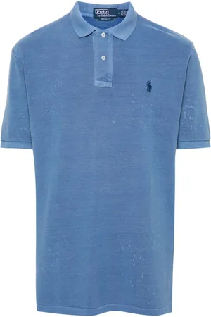 Ralph Lauren Playera tipo polo con logo bordado
