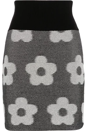 Kenzo Falda con motivo floral en jacquard