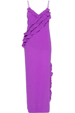Twin-Set Vestido largo con volantes
