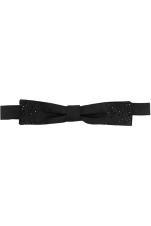 Dsquared2 Corbata de moño con detalles de cristal