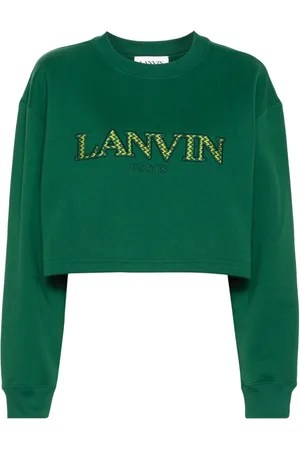 Lanvin Sudadera con logo bordado