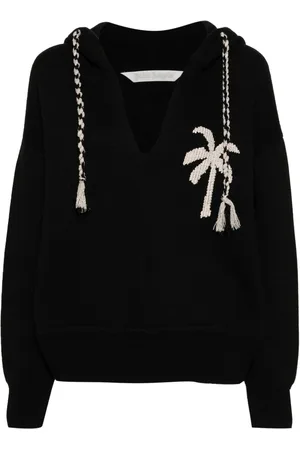 Palm Angels Hoodie tejida Palm