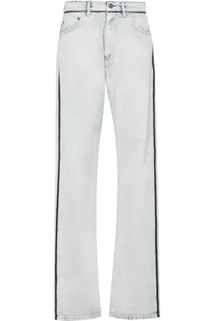Maison Margiela Jeans rectos con efecto lavado